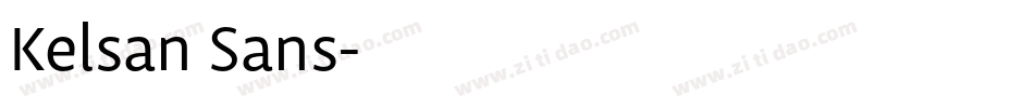 Kelsan Sans字体转换